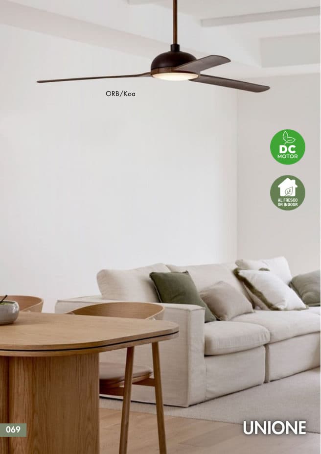 UNIONE, Decorative Ceiling Fans