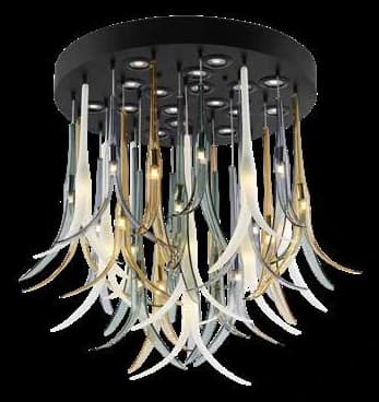 Feuille, Chandeliers